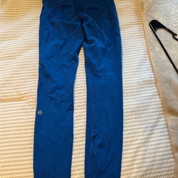 Lululemon athletica Fast & Free Cobalt Blue Leggings - Picture 3 of 9